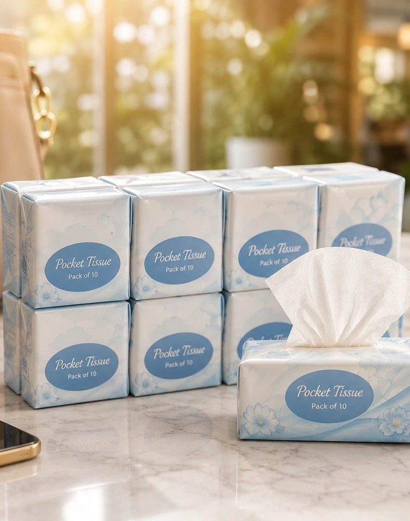 Pocket Tissue Pack of 10