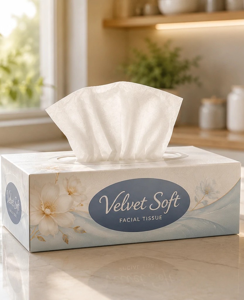 Velvet Soft Facial Tissue